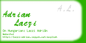 adrian laczi business card